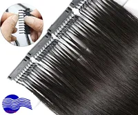 

2018 new technology 6D,full cuticle aligned remy hair 28inch,0.8gr/beam,10beam/raw,5raw/bag,pre-bond hair extension