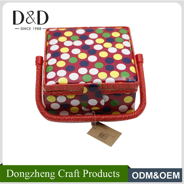 wholesale cotton fabric craft box cotton cord empty gift bask