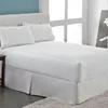 Non-slip Queen 100% cotton plain fitted sheet luxury soft quilted bed mattress cover