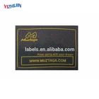 New European Custom Embossed Hot Stamp Leather Label for Clothing