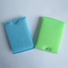 Manufacturer Green Blue And Plastic Mesh Kitchen Cleaning Sponge Scrubber Pad