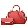 dubai luxury fashion red genuine pu leather bags lady purses women handbags
