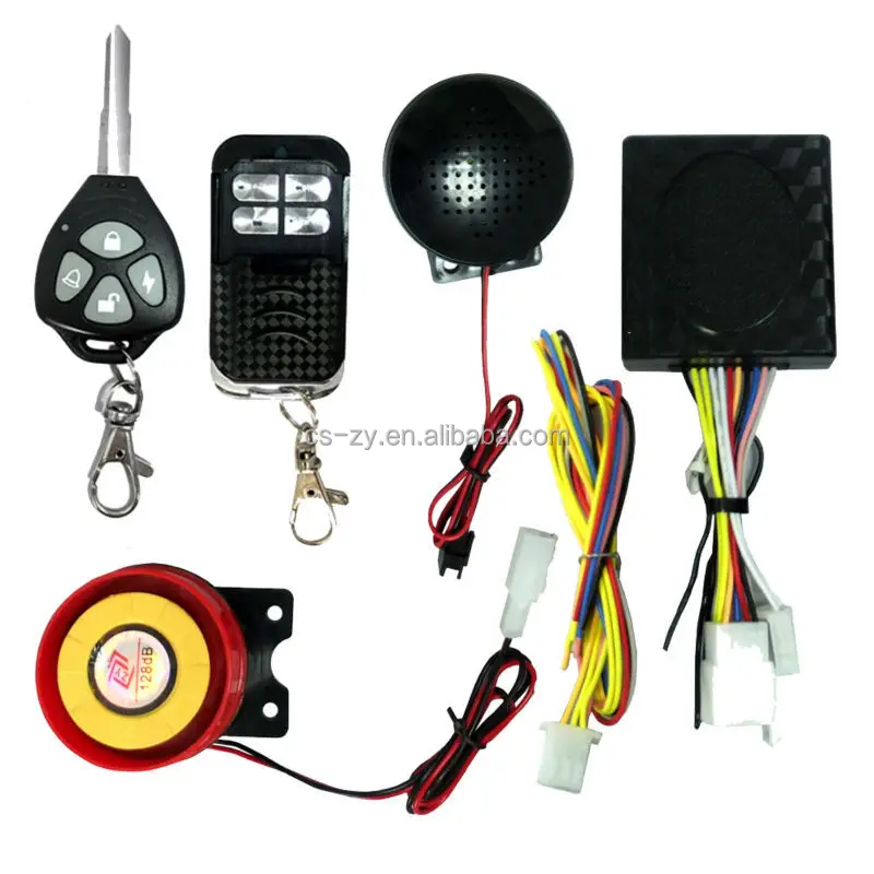 bike security alarm and remote start system