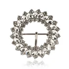 China Manufacturer Wholesale Fancy Crystal Belt Buckle Customized Rhinestone Buckles for Wedding/Belt/Dress/Shoes
