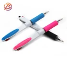Promotion gift multicolor stylus ball pen 2 in 1 phone touch pen