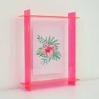 Custom Colored Floating Small Acrylic Photo Box Frame Perspex 3D Frame
