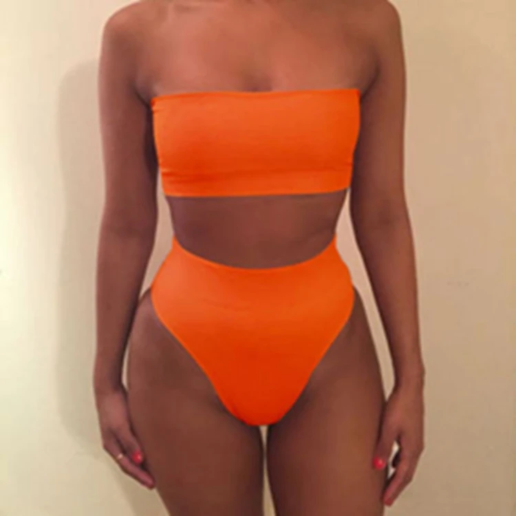 swimwear Women sexy pure color Bandage Bra Swimsuit Bathing split two pieces Set Swimwear
swimwear Women sexy pure color Bandage Bra Swimsuit Bathing split two pieces Set Swimwear