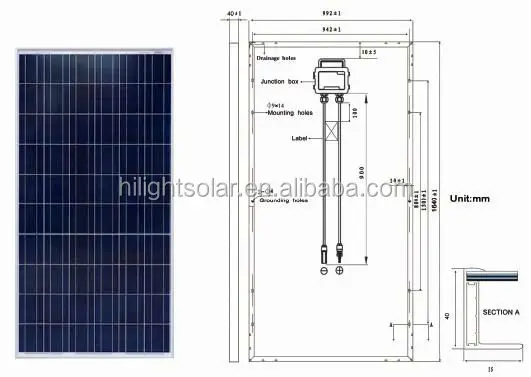High Quality HSPV 235w Tuv Pv Solar Panels With factory direct low price