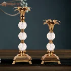 European indoor decor home goods antiques flower shaped candle holder