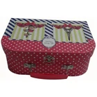 Cardboard Luggage Doll Suitcase Baby Gift Clothes Apparel Paper Box
