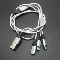 

Custom made 3 in 1 USB charging data cable for Android Type C mini and for i phone cable