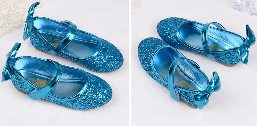 Girls Sequins leather sandals-23