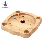 mini octagon wooden roulette game plying in KTV and bar for fun Drinking games
