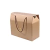 Custom New Hard Glue-free Creative Foldable Present Packaging Gift Paper Bag With Rope Handles