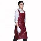 Barbecue leather apron leather cooking welding apron