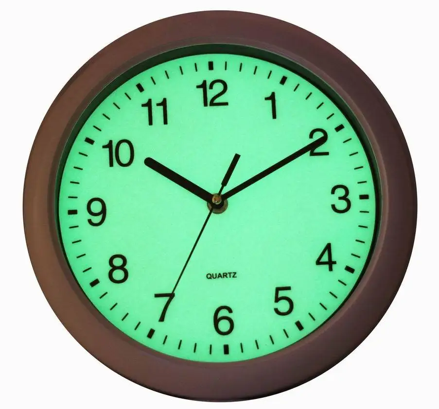 Night Glow Wall Clock Buy Glow In The Dark Clock,Night Glow Wall