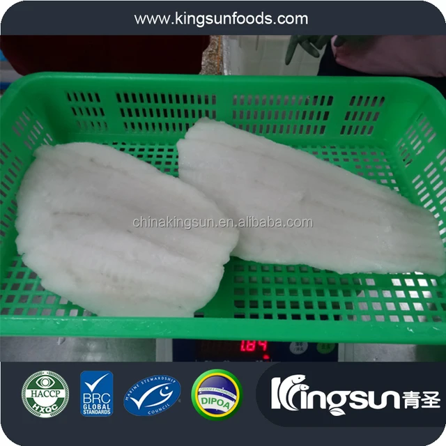 frozen skinless skin on arrowtooth flounder fillet