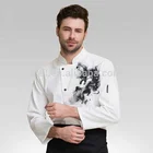 oem high quality uniform with custom logo print chinese chef uniform designs