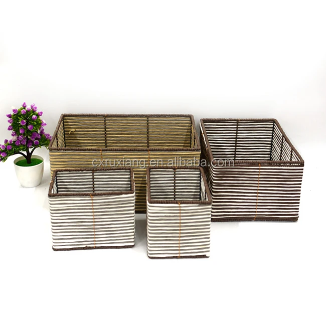 woven folding wholesale rectangular cheap bakery bread baskets