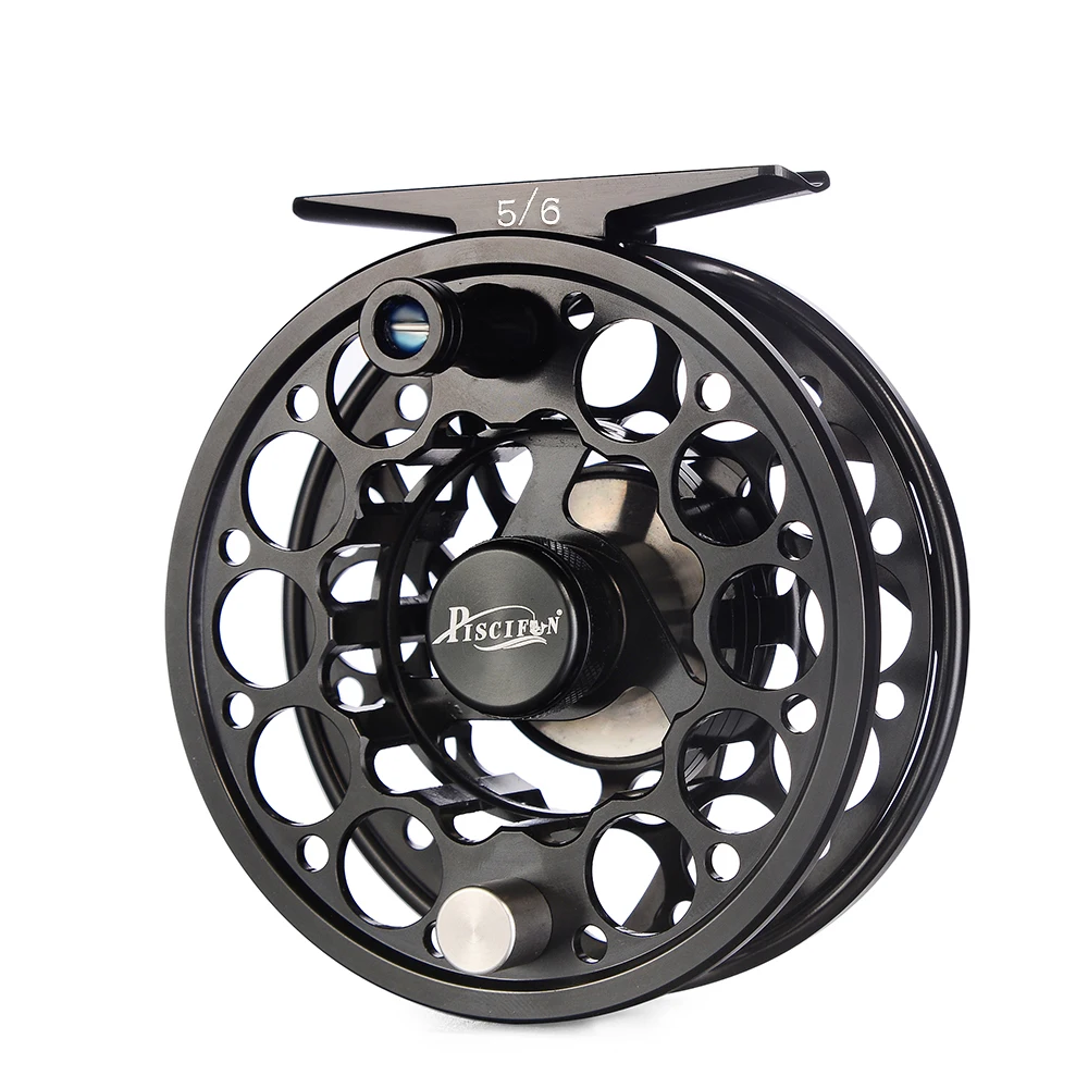 

Piscifun Sword CNC-Machined Aluminium Material Right Left Handed cnc Fly Fishing Reel, Green/black/pink
