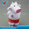 Hot sale PU football cow stress ball,world cup promotional item