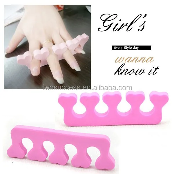 new design eva foam toe separators for nail art