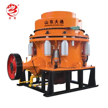 Shanbao engineer desgin stone cone crusher with motor parts