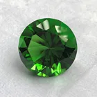 Crystal Cut Glass Diamond High Quality 80mm Green K9 Crystal Paperweight Cut Glass Large Giant Diamond Jewel Gift