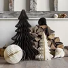 Modern Window Display decoration Large Paper Ornaments Christmas Tree