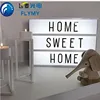 Warm Light Advertising Led Cinema Light Box With Letters Diy Free Combination