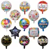 New arrival 18inch Spanish print foil balloon for birthday party decoration