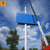 Cheap price double sided outdoor steel structure frame led billboard making