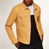 New 2019 trending product custom long sleeve yellow denim jackets for men