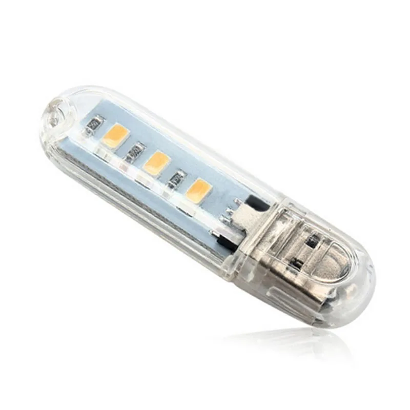 Mini USB drive LED Night Light Lamp Flashlight Keychain Lamp Portable USB Power Pure White 3 LED Strip Pocket Lamp
Mini USB drive LED Night Light Lamp Flashlight Keychain Lamp Portable USB Power Pure White 3 LED Strip Pocket Lamp