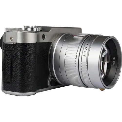 Wholesale Silver 7artisans 55mm F1.4 super macro lens for fujifilm X Mount Camera X-A10 X-A3 X-M1 XM2 X-T10 X-T2 X-T20 X-E2 X-E3, Black/silver
Wholesale Silver 7artisans 55mm F1.4 super macro lens for fujifilm X Mount Camera X-A10 X-A3 X-M1 XM2 X-T10 X-T2 X-T20 X-E2 X-E3, Black/silver
