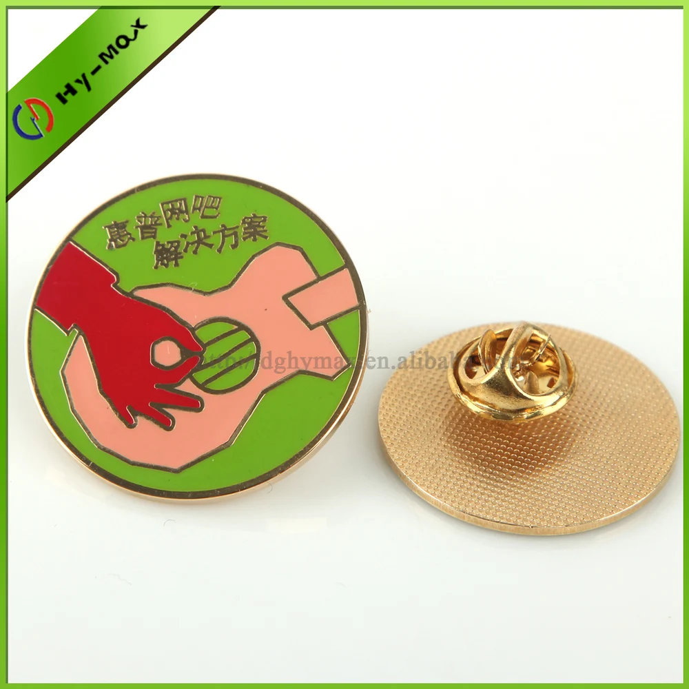 custom metal emblems pin made in China