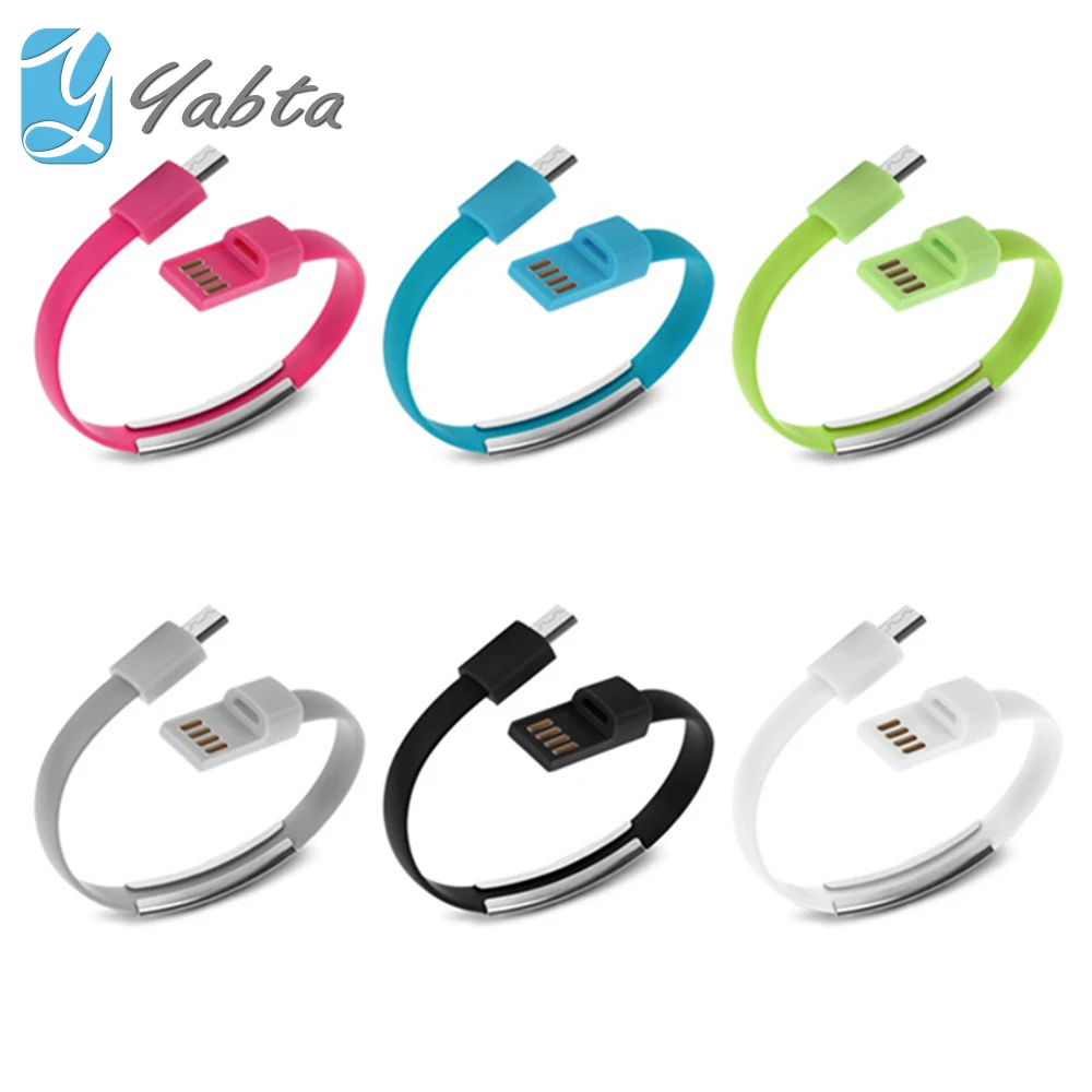 2018 Trending products Portable Round shape Bracelet USB cable - ANKUX.COM