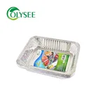 Factory price retail pack disposable 1/2 aluminum foil pans for food packaging