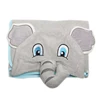 3D design elephant bamboo hooded bath towel for baby&newborn