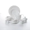 Unique Products 2019 Eco-Friendly Catering Crockery Sets, Magnesium Porcelain Dinnerware S,et, Porcelain Tableware White