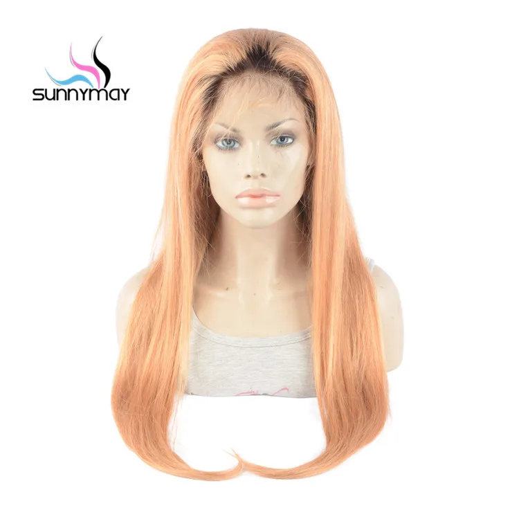 Fashion Honey Blonde #27 Color Full Lace Wigs With Brown Root Pre Plucked Natural Hair Line In Stock, #4/#27 color
Fashion Honey Blonde #27 Color Full Lace Wigs With Brown Root Pre Plucked Natural Hair Line In Stock, #4/#27 color