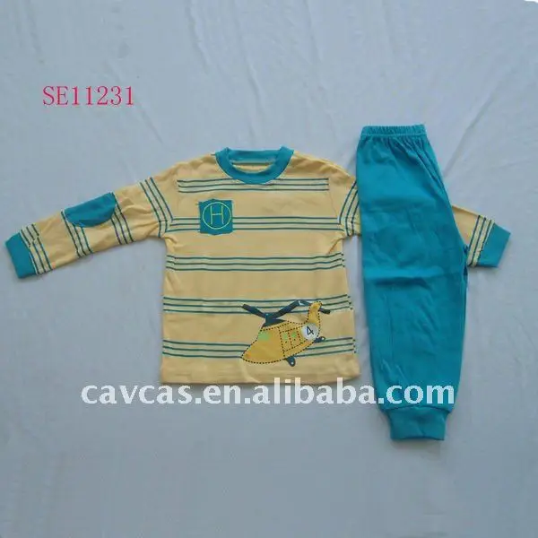 baby wear,boy pajamas,children 2pcs set