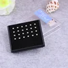 Steel body piercing nose rings 24 pcs / box in mixed design moon star cross flower Nose stud nose rings
