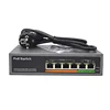 Ethernet Network Switch 100M 48V 6 Port Fast PoE Switch for Wireless AP&dahua hikvision IP camera