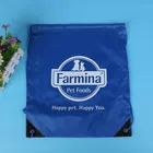 BSCI audited factory garbage bag with tie string school bag shopping draw string bag