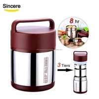 

Vacuum Thermos Double Wall Stainless Steel Lunch Box Bento Box Thermal 1.6L/1.8L/2.0L