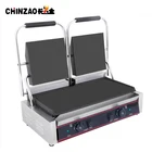 CHINZAO Best Products Table Top Griddle Machine Non-Stick Panini Contact Grill