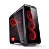 High Quality Gaming Computer Case With RGB Fans&Tempered Glass Desktop Case PC Gamer