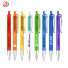 2018Hot sale plastic promotional ball pen logo custom ball point pen