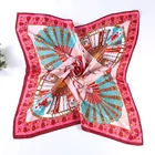Malaysia Tudung style square size satin head scarf